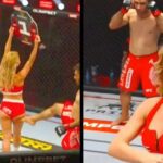 VIDEO MMA borac udario ring-djevojku u stražnjicu, pa dobio žestoke batine izvan kaveza
