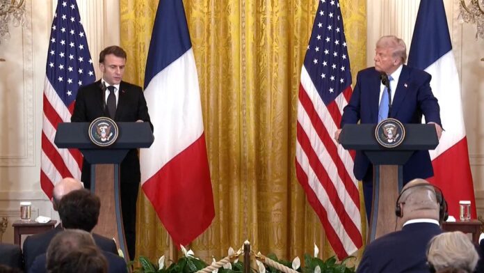 trump i macron