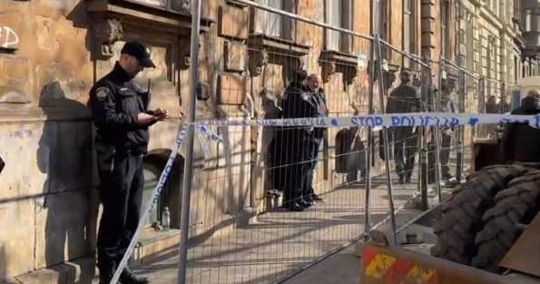 policija cuva gradiliste